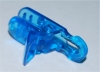 Plastic Clips Transparent Blue