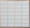 200 Blank Stickers Rectangle 2x1 cm