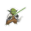 SINGLE STICKER + CRYSTALS - 064 - Yoda