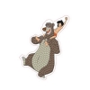 SINGLE STICKER + CRYSTALS - 055 - Baloo &amp; Mowgli