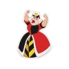 SINGLE STICKER + CRYSTALS - 035 - Queen of Hearts